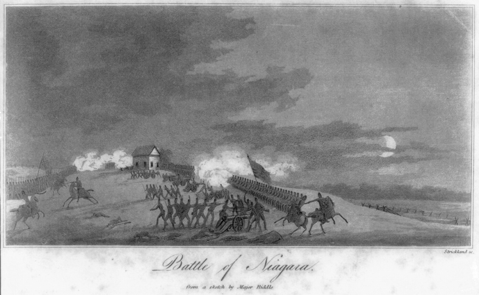 Battle of Niagara — historic print
