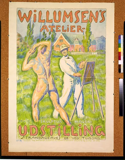 Willumsen's atelier--udstilling