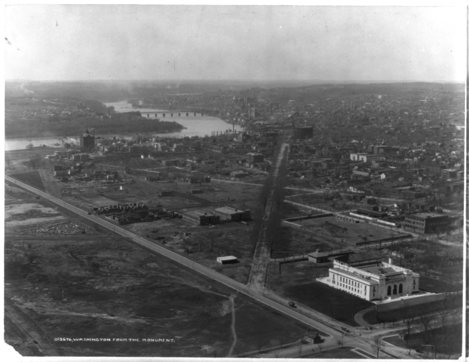 Washington from the Monument — historic photograph
