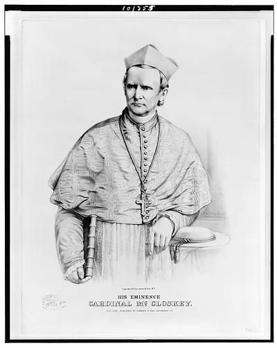 His eminence Cardinal McCloskey