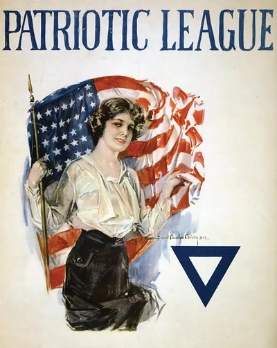 Patriotic League / Howard Chandler Christy 1918 ; The United States Prtg. & Lith. Co.
