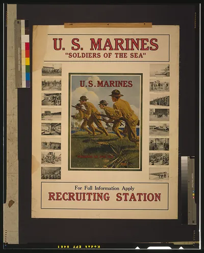 U.S. Marines - Soldiers of the sea" / Bruce Moore."