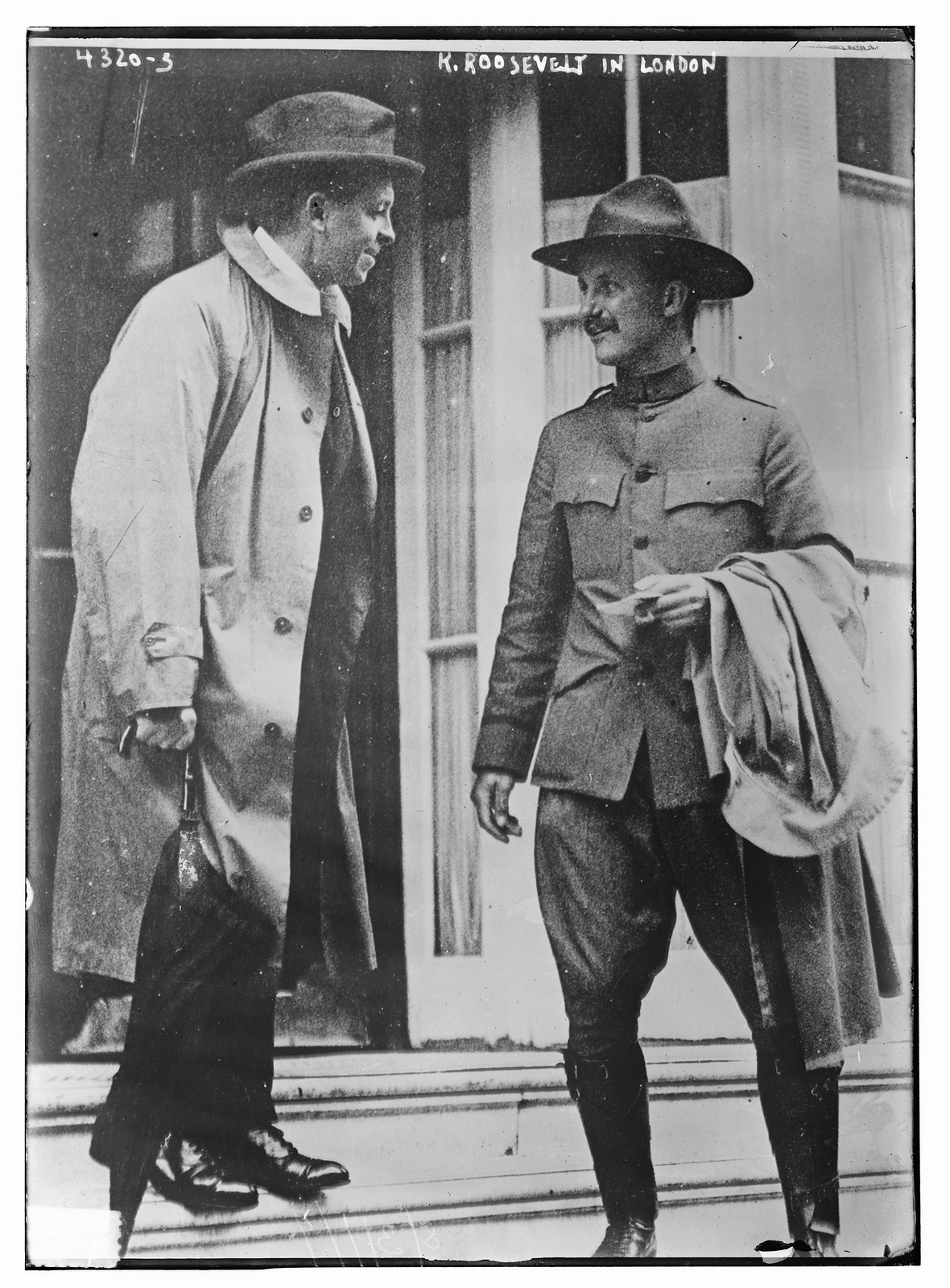 K. Roosevelt in London, n/a — historic photograph