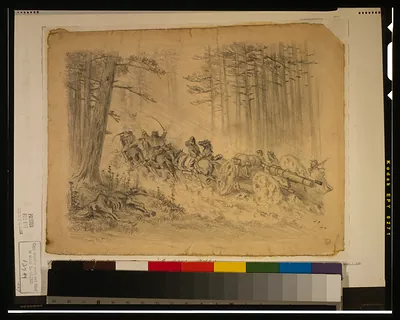 A stormy march--(Artillery)--Spotsylvania Court House