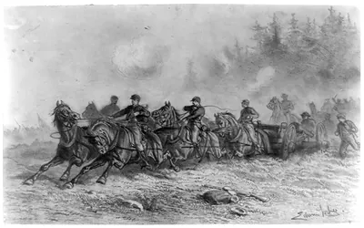 Horse drawn artillery