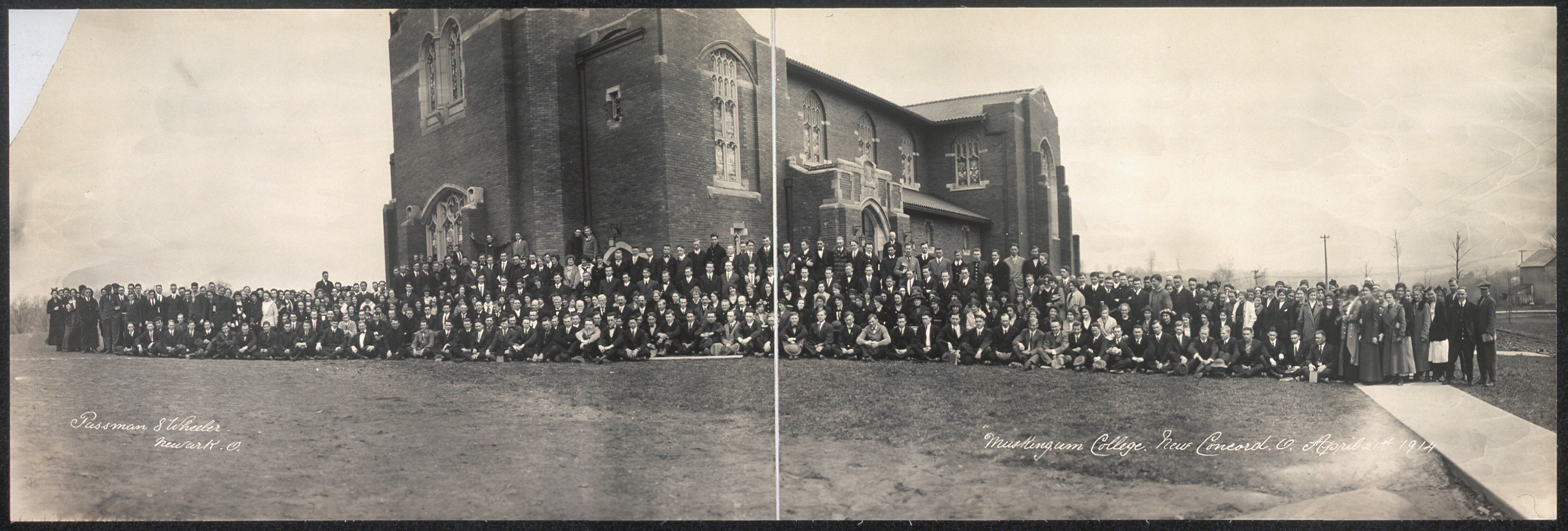 Muskingum College, New Concord, Ohio, 1914, 1914 — historic image