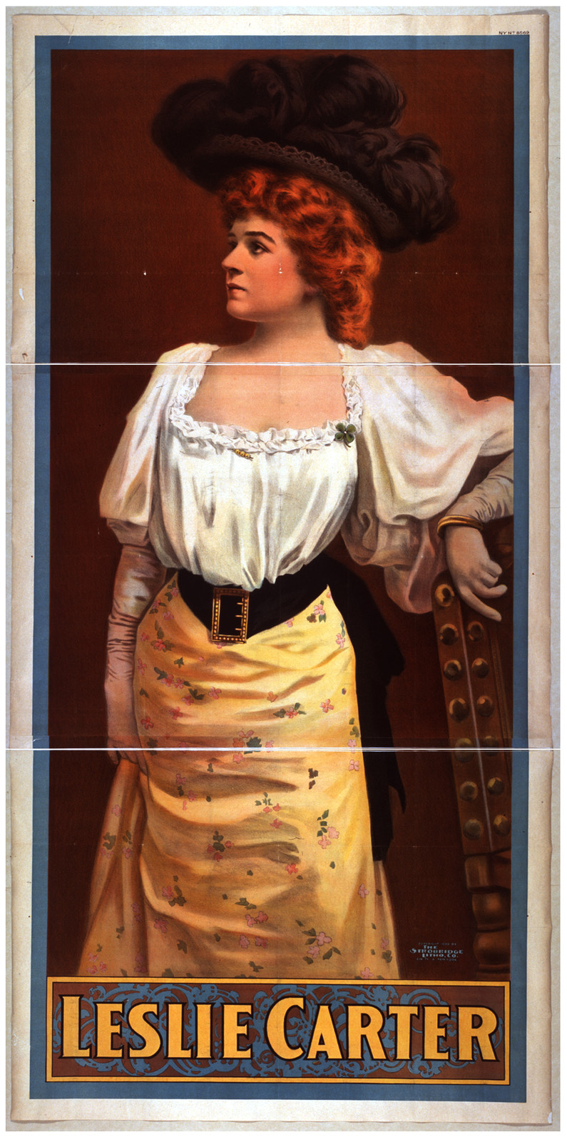 Leslie Carter, 1899 — vintage poster