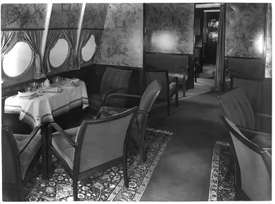 [Interior of the Dornier flying boat Do X]