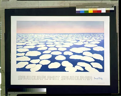 Save our planet--Save our air / Georgia O'Keeffe.