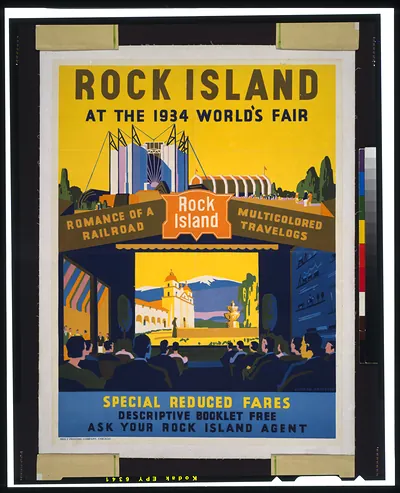 Rock Island at the 1934 World's Fair / Neely Printing Company, Chicago.