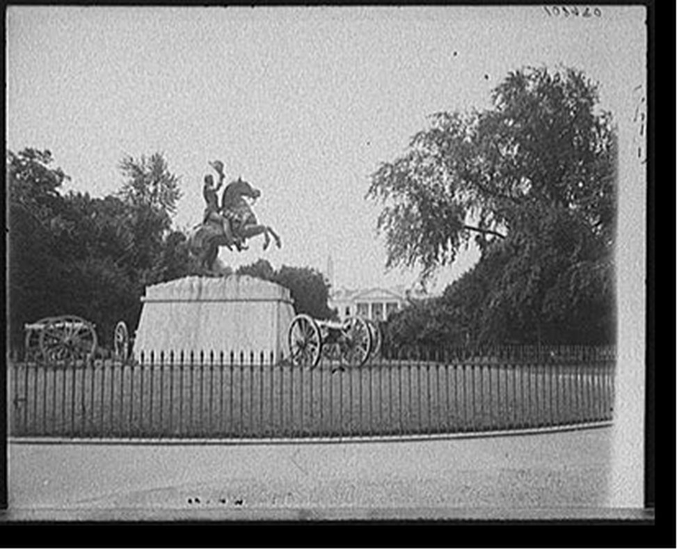[Jackson Memorial, Lafayette Park (Square), Washington, D.C.], [between 1905 and 1920] — historic photograph
