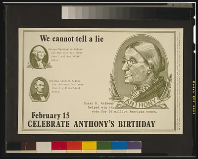 We cannot tell a lie : George Washington helped win the vote for fewer than 2 million white males ...