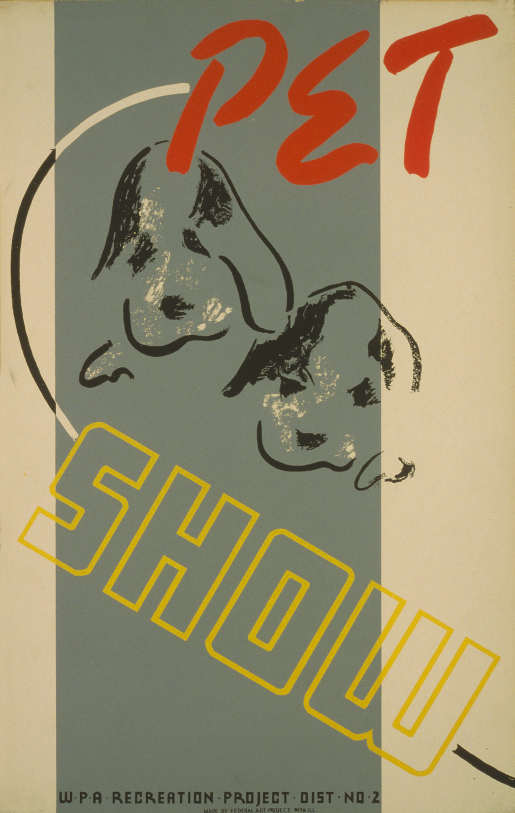 Pet show - WPA recreation project, Dist. No. 2, 1936-1939 — historic image