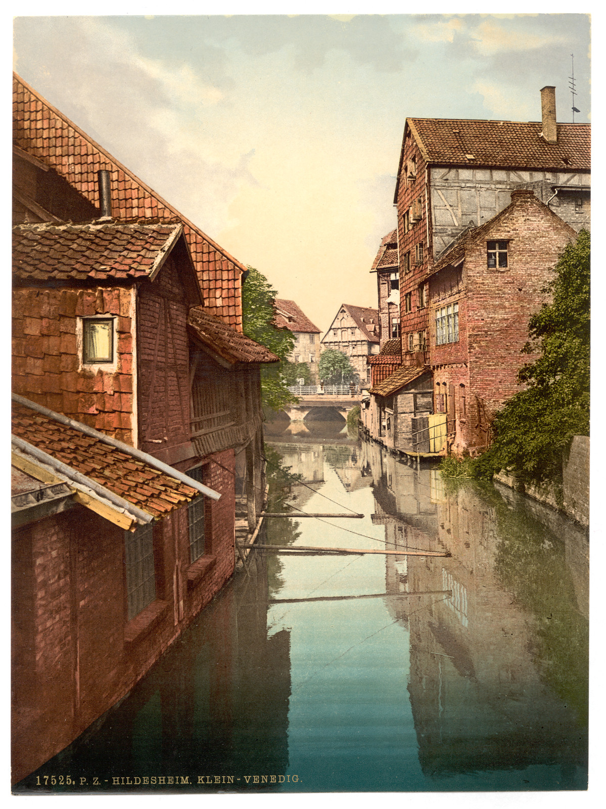 Klein-Venedis (i.e. Klein-Venedig) Hildesheim Hanover Germany, [between ca. 1890 and ca. 1900]. — historic print