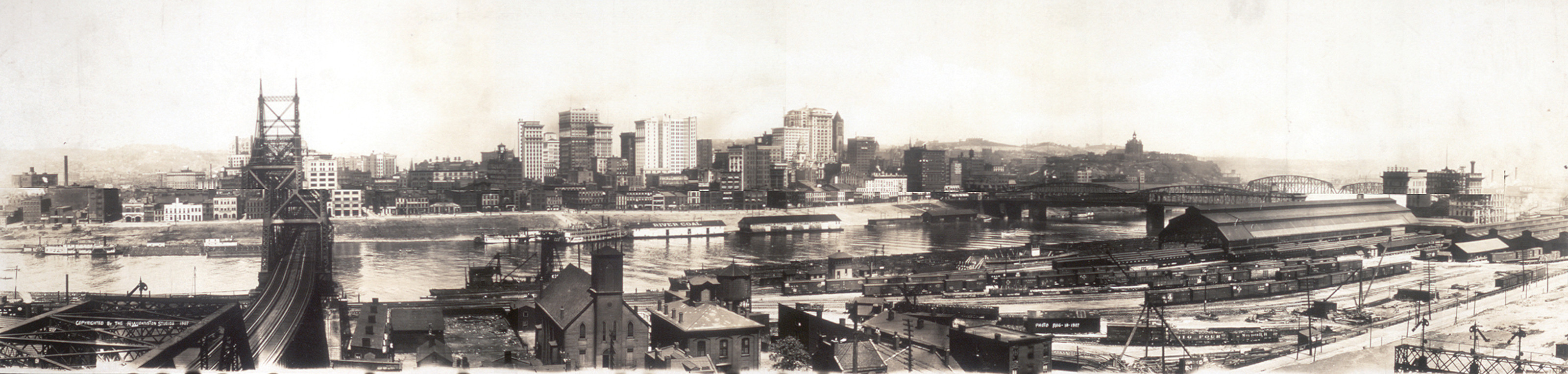 Sky line view of Pittsburg, Pennsylvania, 1907, 1907 — historic image