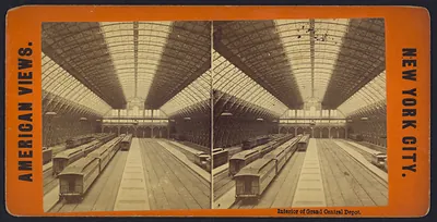 Interior of Grand Central Depot, New York City