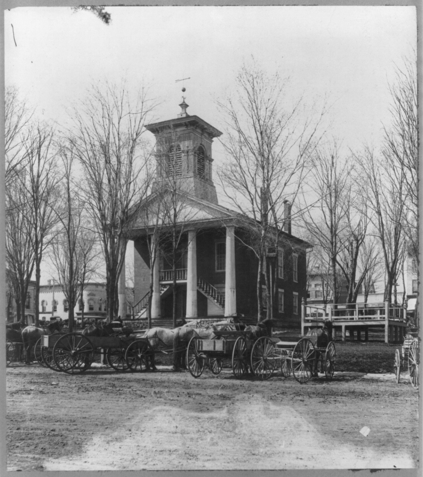 Green county courthouse, Monroe, Wisconsin, c1908. — historic photograph
