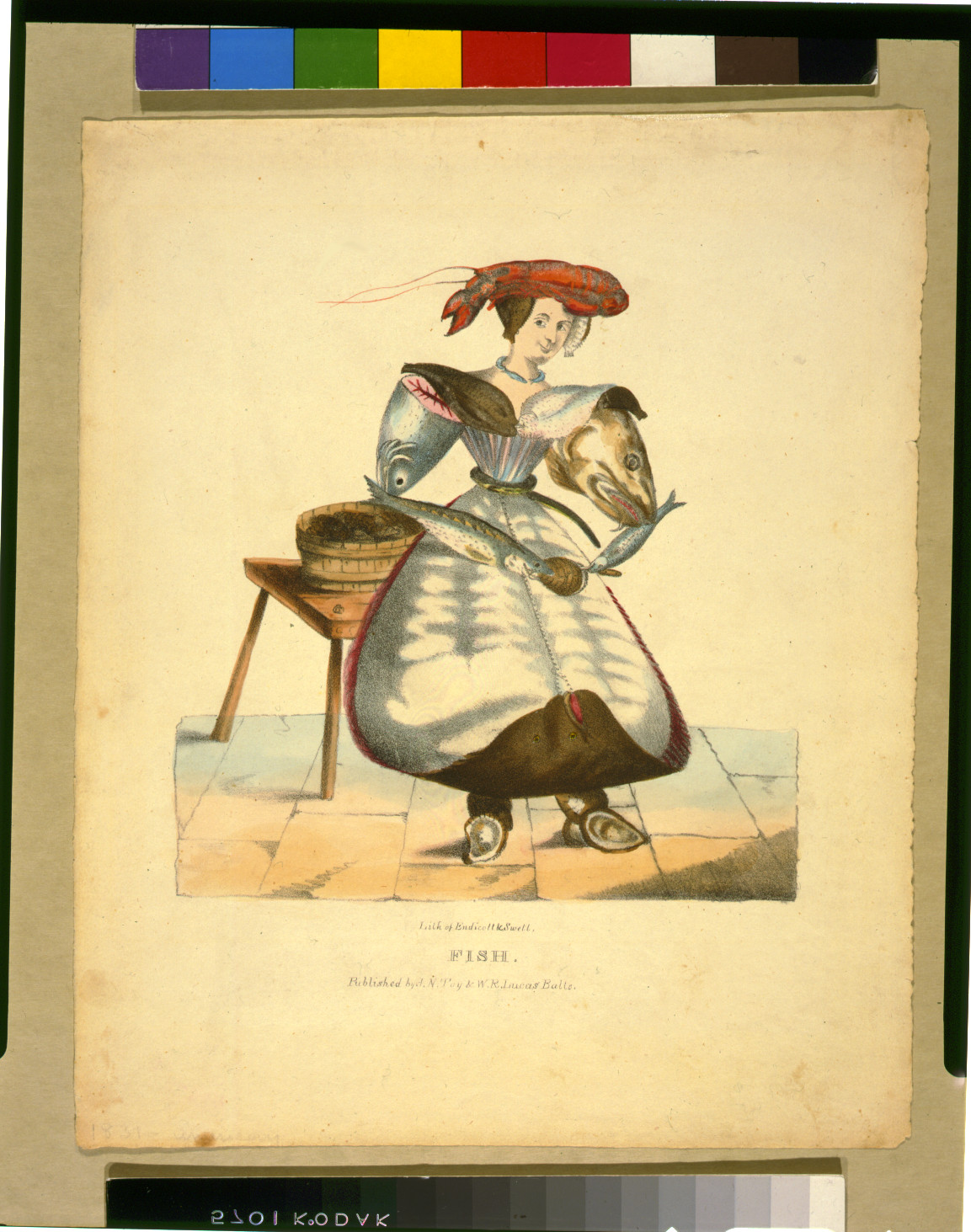Fish / lith. of Endicott & Swett., Balto. : published by A. N. Toy & W. R. Lucas, [1831]. — antique lithograph