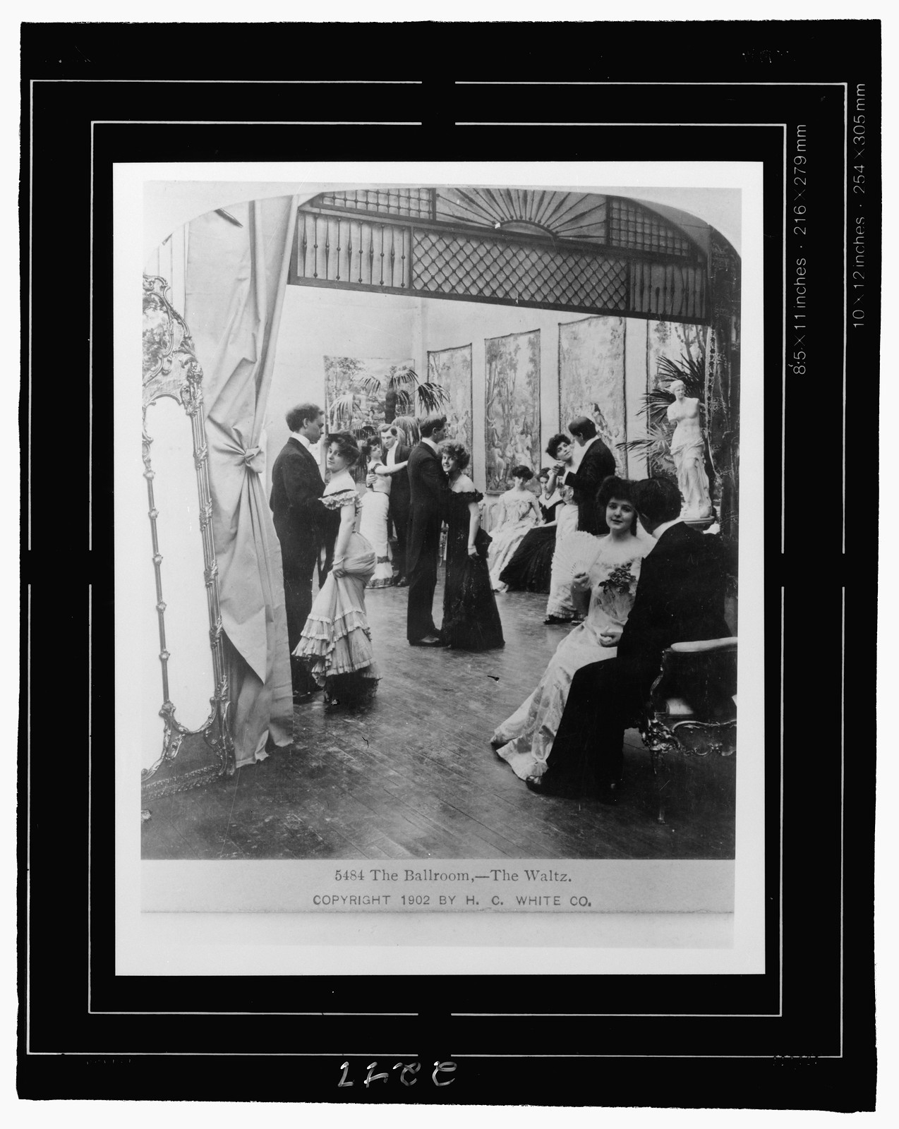 The ballroom, - the waltz, North Bennington, Vt. : H.C. White Co., c1902. — historic photograph