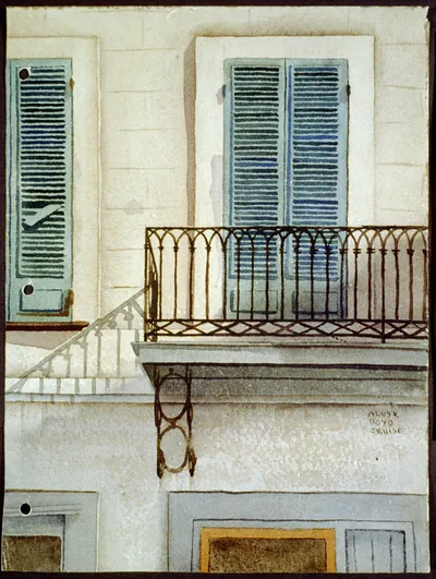 [Girod House (New Orleans, La.). Window and balcony]