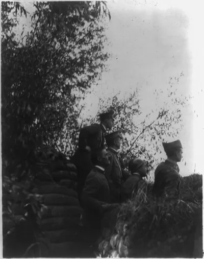 First line trenches on the Piave, Italian Front