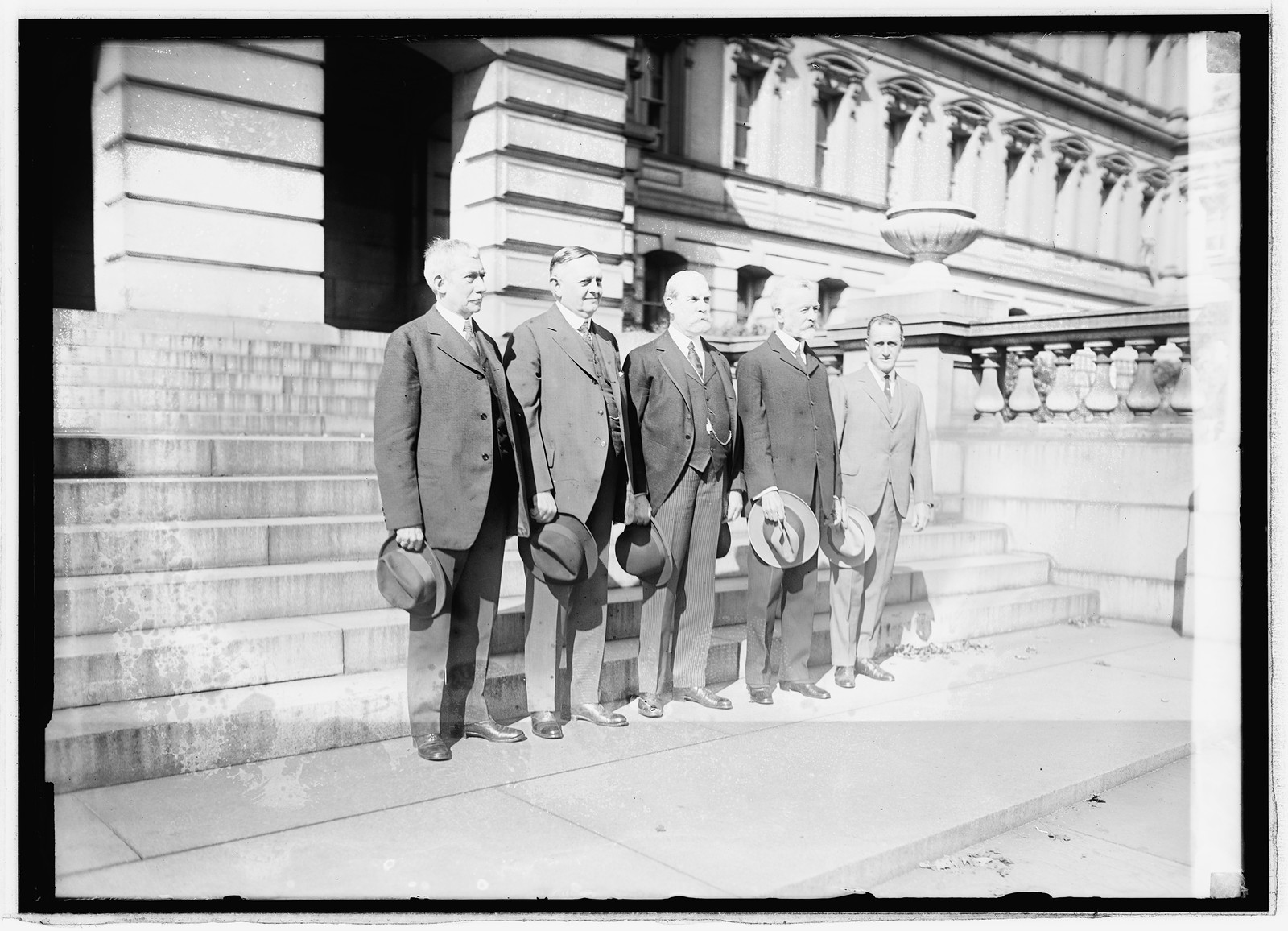 Root, Underwood, Hughes, Lodge, Miles, 12/12/21, [19]21 December 12. — historic photograph