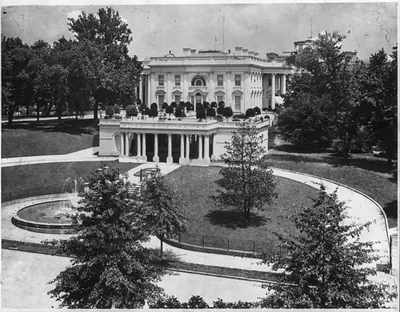 White House east wing after 1902 construction