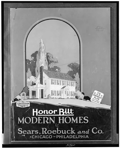 Honor bilt modern homes. Sears, Roebuck and Co., Chicago - Philadelphia. The Lexington