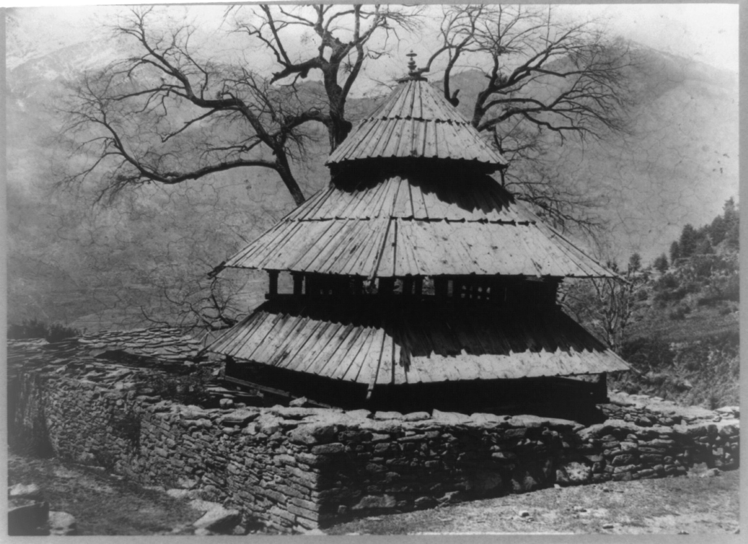 Zulu temple at Maryloa[...?], Zululand, Africa, [between 1900 and 1970] — historic photograph