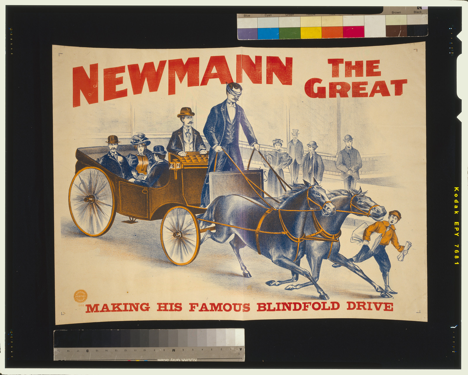 Newmann the Great, [Milwaukee] : Riverside Printing Company, [ca. 1898] — vintage poster