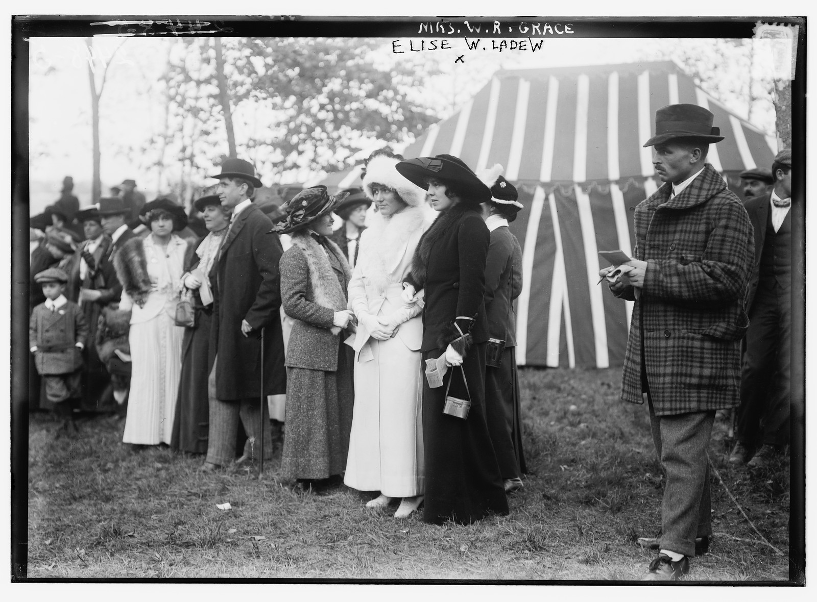 Elise W. Ladew and Mrs. W.R. Grace, n/a — historic photograph