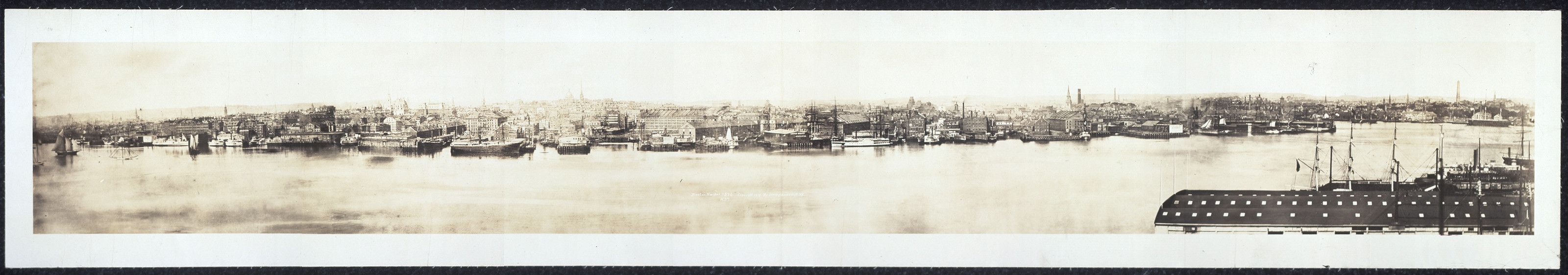 Boston Harbor, Massachusetts, 1876, 1876 — historic image