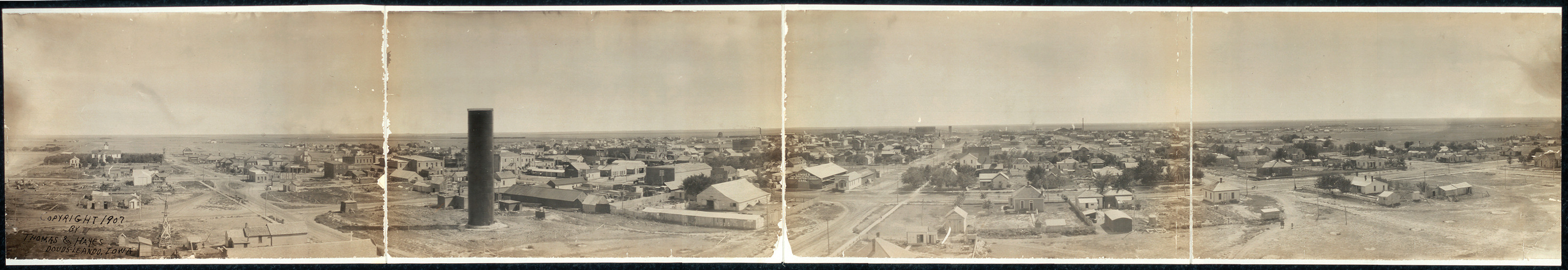 Panorama of Goodland, Kansas, 1907, 1907 — historic image