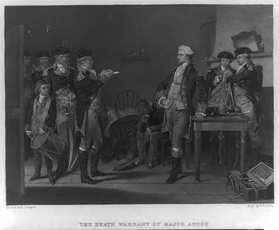 [John Andre, 1751-1780, the death warrant of Major Andre]