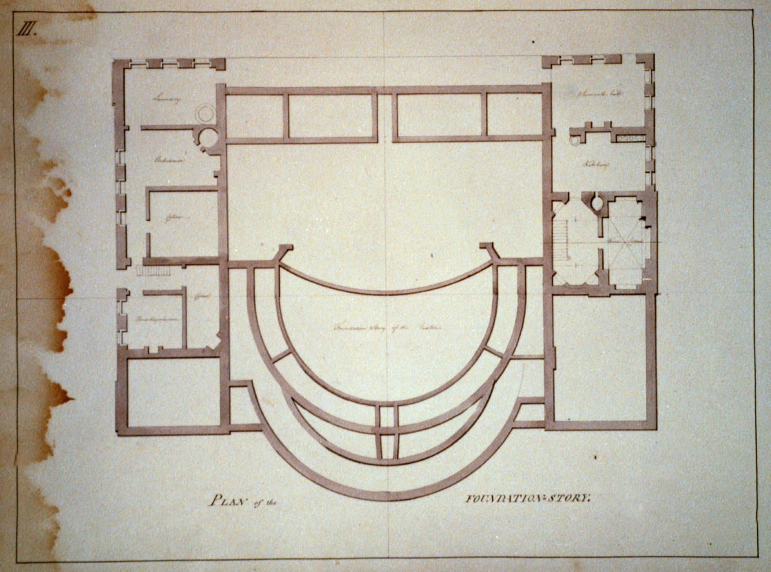 [Theater and hotel building (Theatre Richmond Virginia. 9--foundation plan]", ADE - UNIT 2885, no. 9 (C size) [P&P]Check for an online group record (may link to related items) — vintage poster