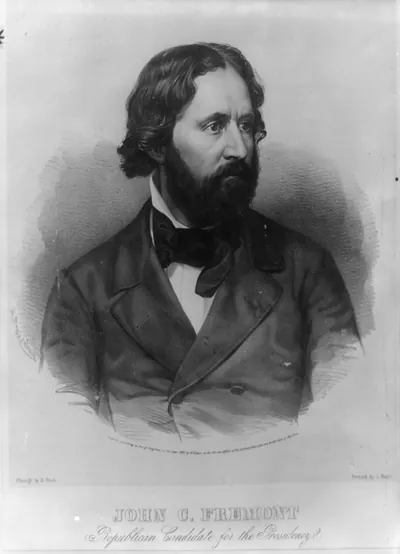 John C. Fremont. Republican candidate for the presidency