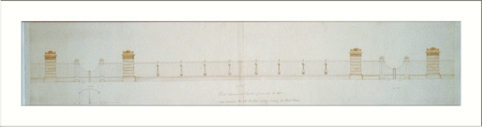 [United States Capitol grounds, Washington, D.C. East entrances to capitol square], [between 1824 and 1829] — historic drawing