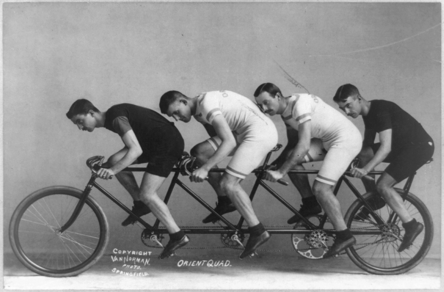 Orient quad, c1898. — historic photograph
