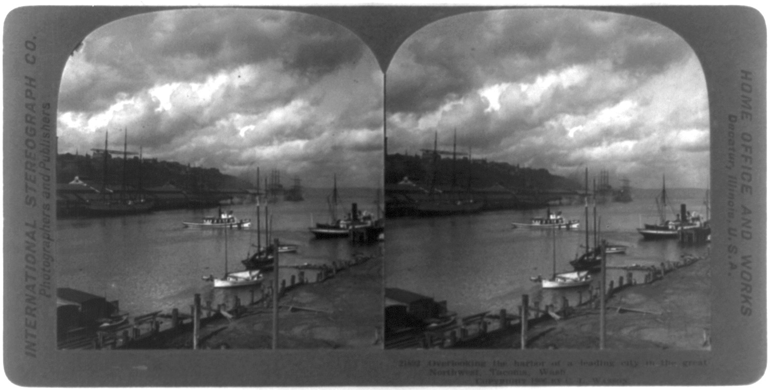 Overlooking the harbor of a leading city in the great Northwest, Tacoma, Wash., c1906. — historic photograph
