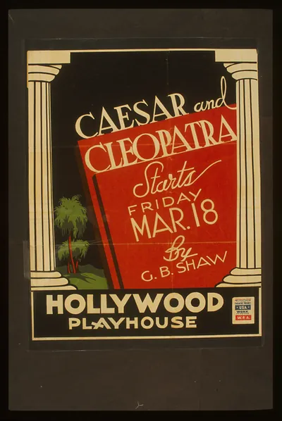 Caesar and Cleopatra by G.B. Shaw ... Hollywood Playhouse