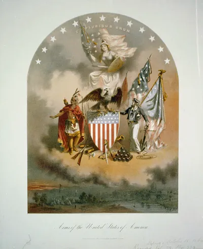 Arms of the United States of America / J.E. Baker [Joseph E. Baker].