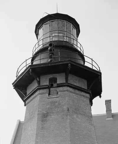 Block Island Southeast Light, Spring Street & Mohegan Trail at Mohegan Bluffs, New Shoreham, Washington County, RI