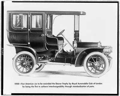 First General Motors car -- First car to be produced after General Motors was formed in 1908 was this 1908 Cadillac ...