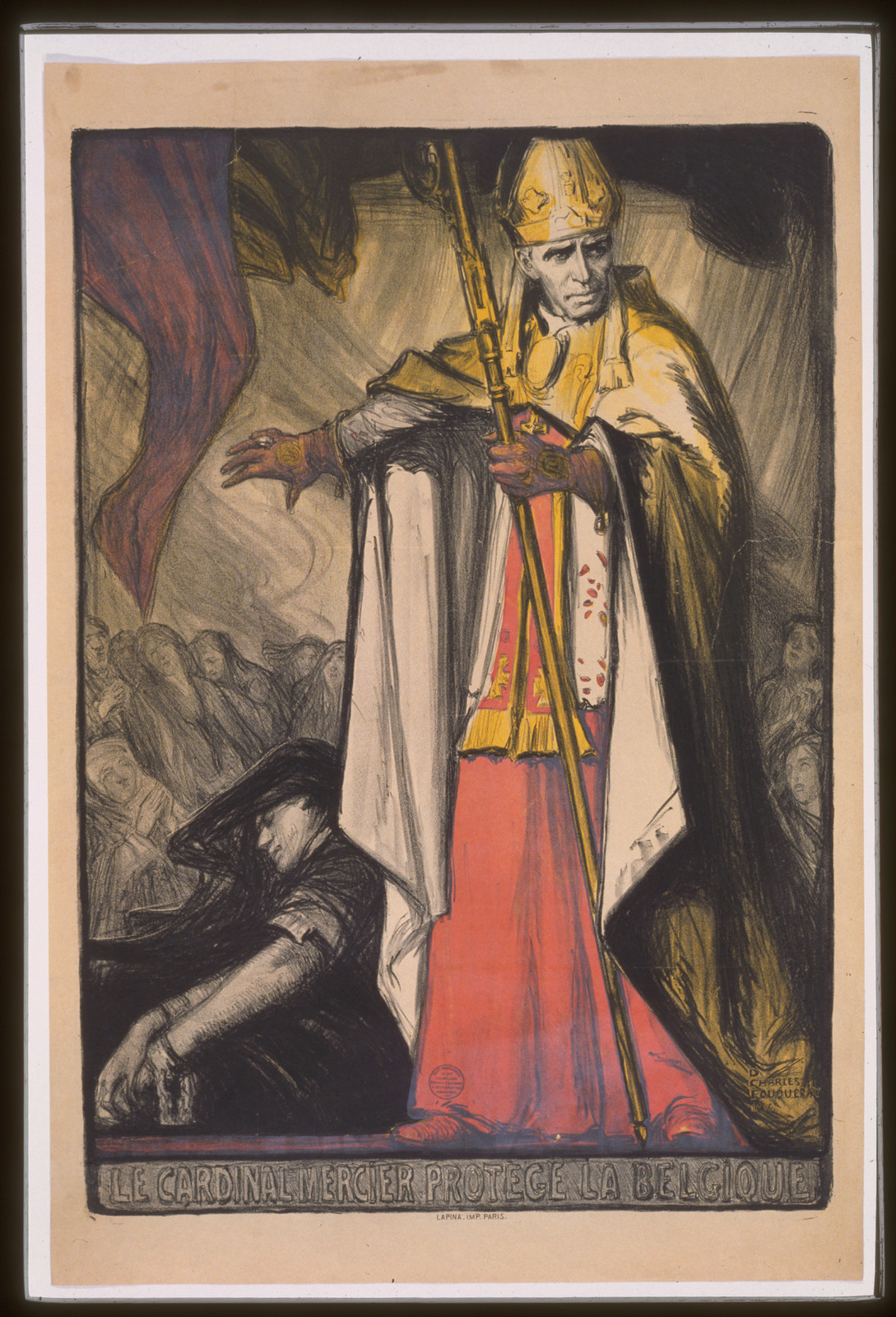 Le Cardinal Mercier pro, 1916 — historic image