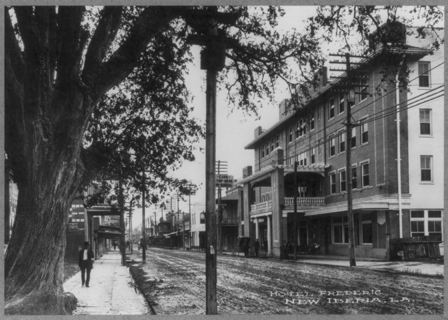 Hotel Frederic, New Iberia, Louisiana, [ca. 1920] — historic photograph