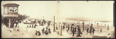 Fourth Ave Beach, Asbury Park, New Jersey, 1902