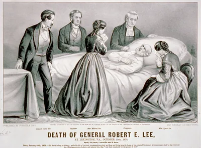 Death of General Robert E. Lee: At Lexington, Va., October 12th, 1870, aged, 62 years, 8 months and 6 days