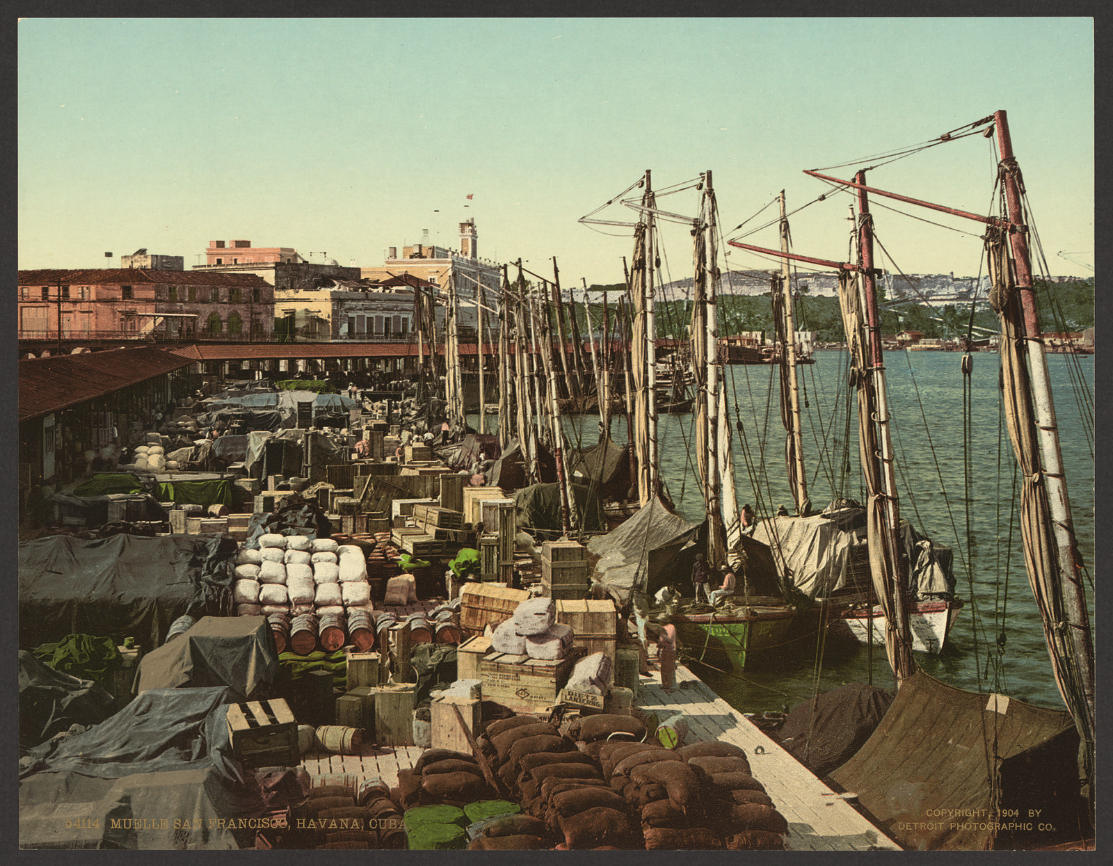 Muelle San Francisco, Havana, Cuba — historic image