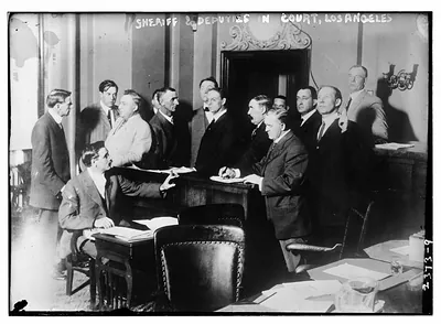 Sheriff & deputies in Ct., L.A. Calif