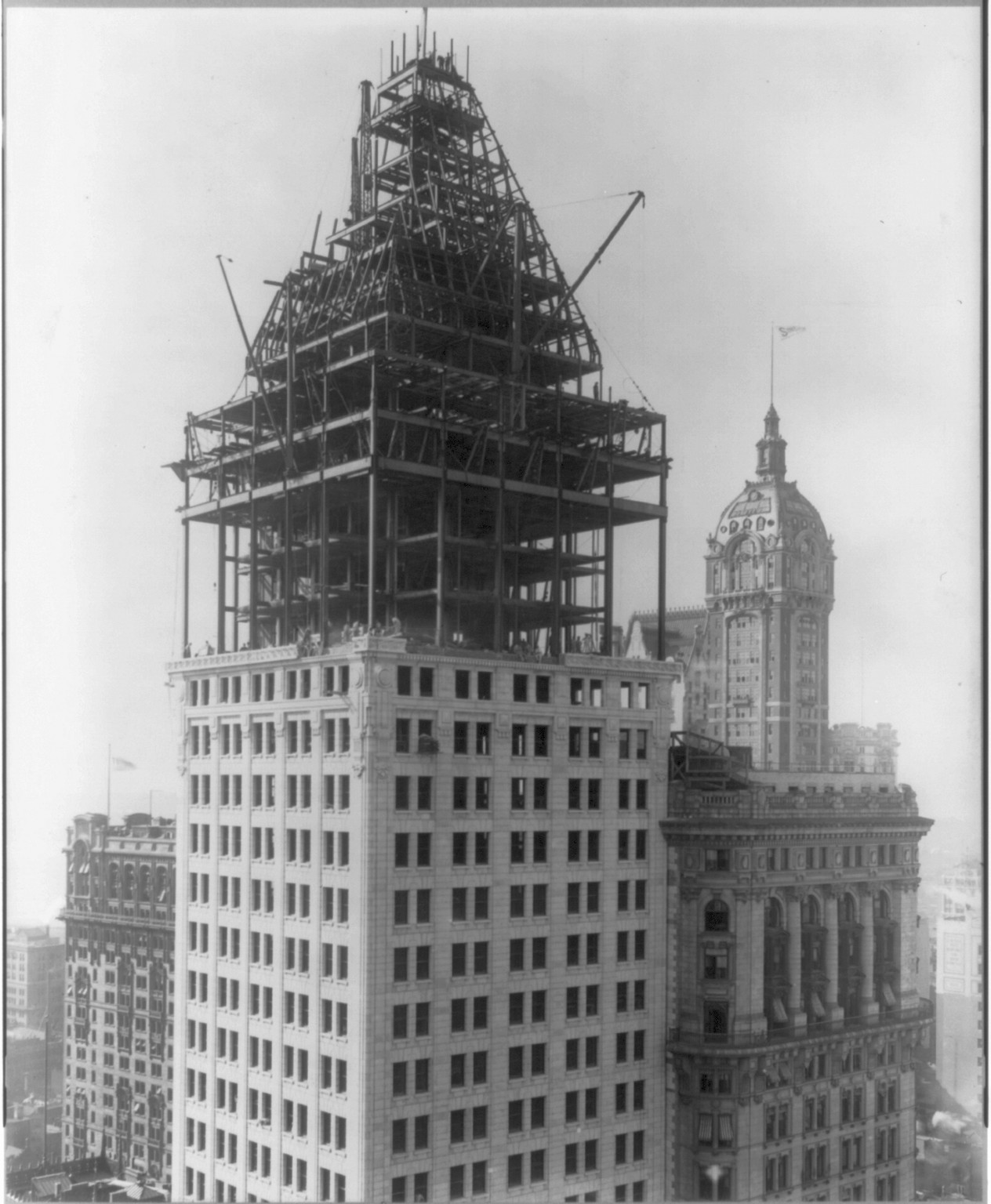 [N.Y. (City) - Banker's Trust Building under constr.] — historic photograph